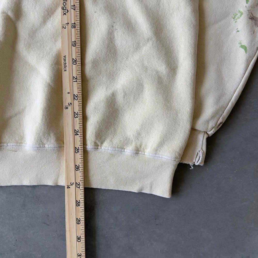 Vintage 90s heavyweight kiawah sunfaded yellow crewneck - Picture 5 of 6